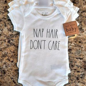 Rae Dunn 3-pack Onesies Set NEW